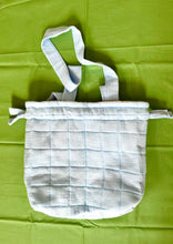 Load image into Gallery viewer, Quilted drawstring bag
