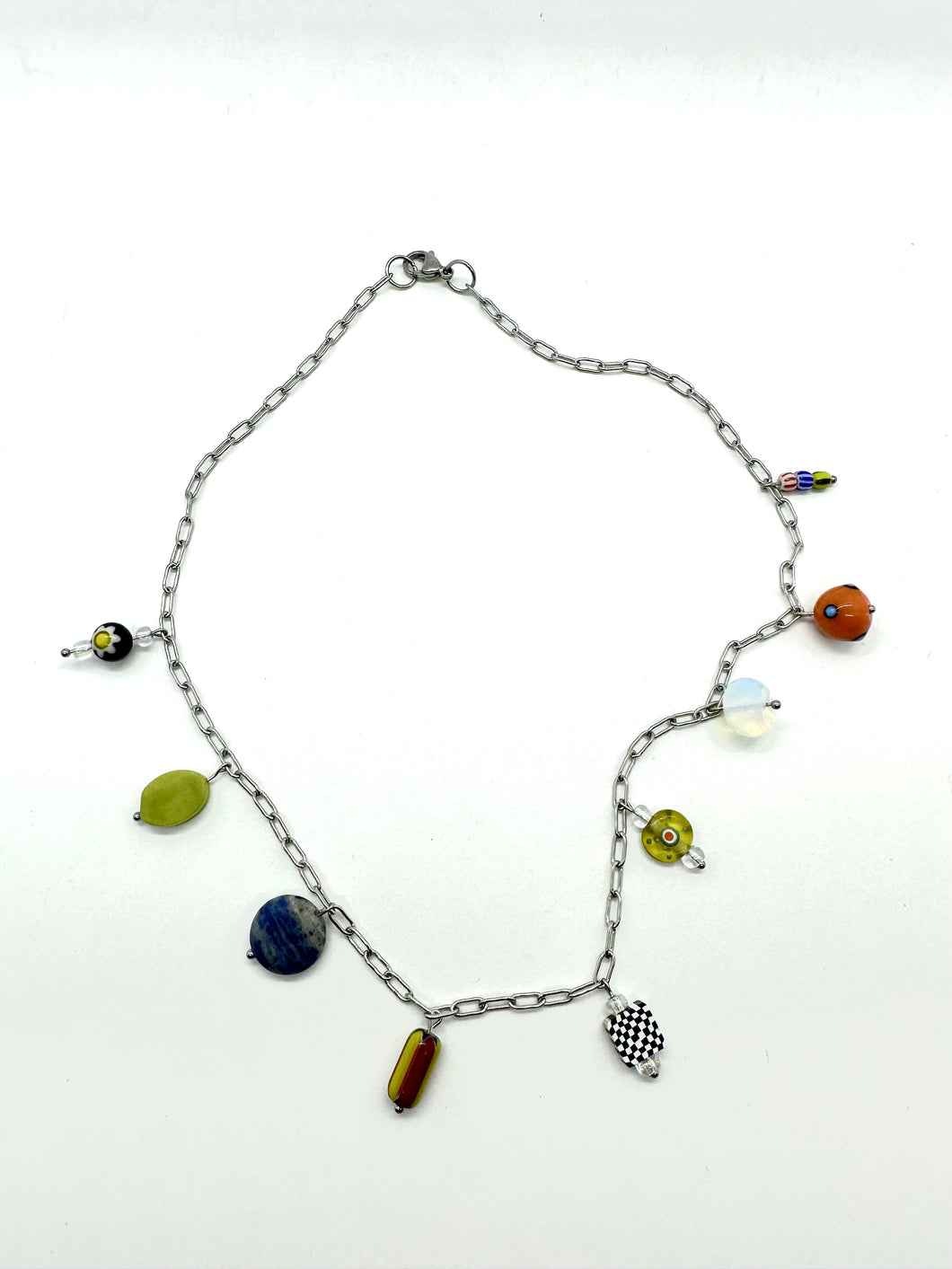 charmed stainless steel necklace