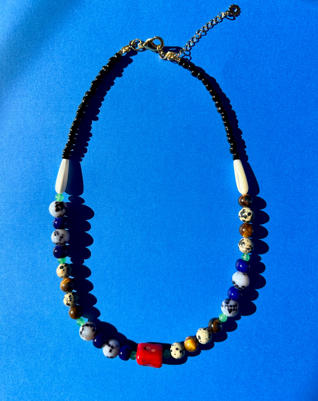 mixed bead necklace