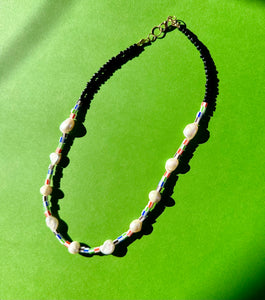 mixed bead necklace