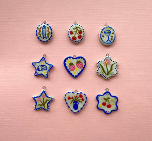 hand-painted charms (individual)